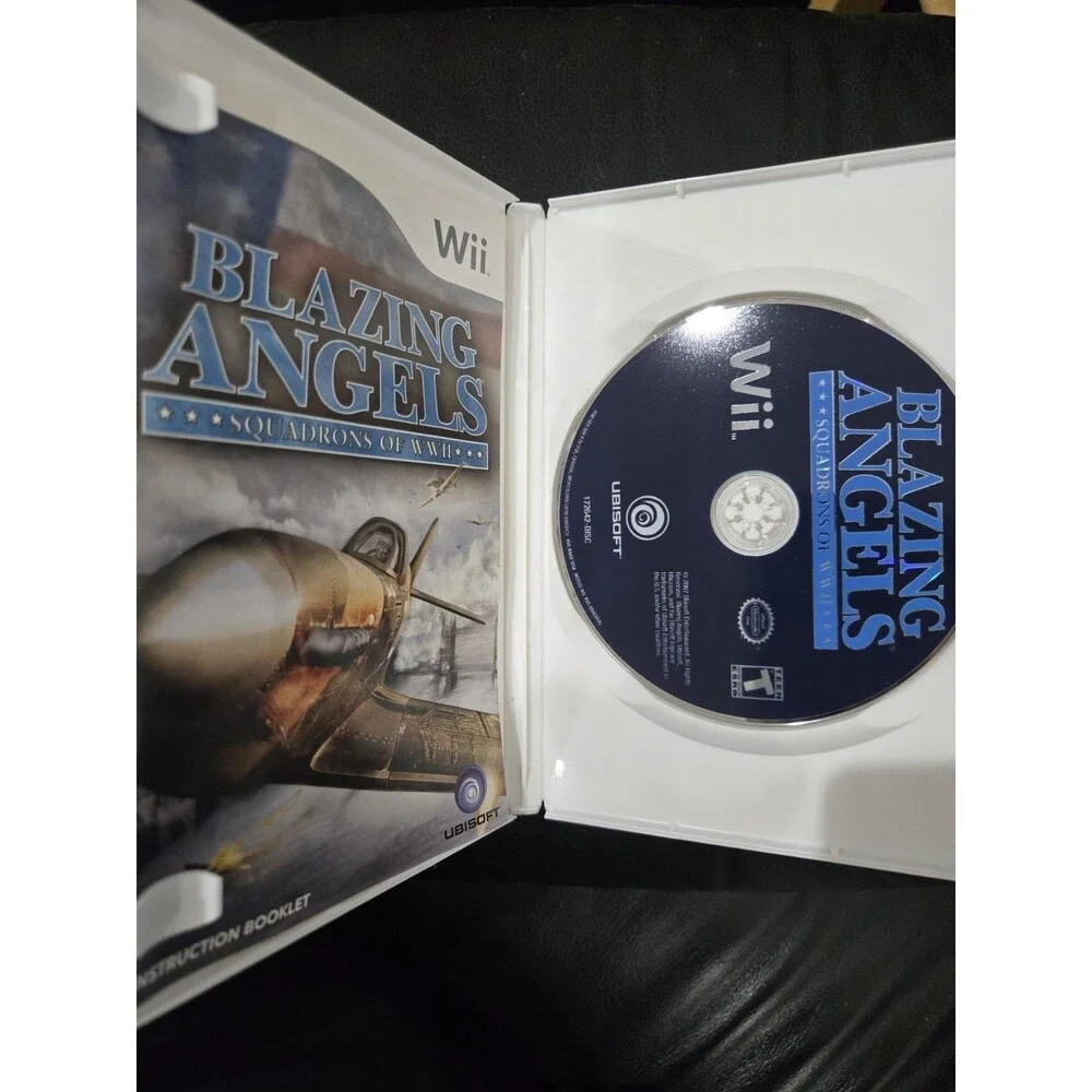 Blazing Angels: Squadrons of WWII (2007) Nintendo Wii OEM Complete Works Nice!